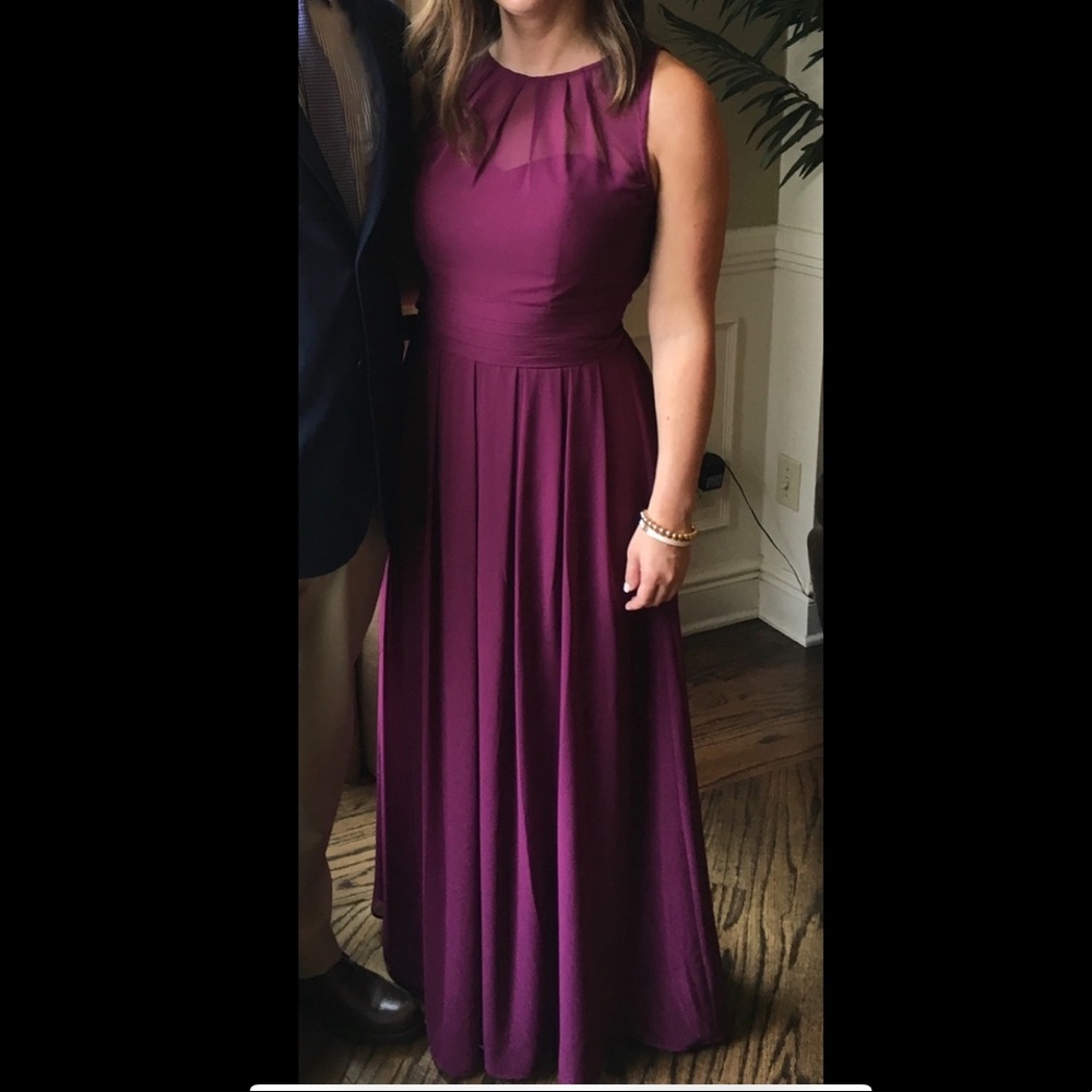 Sangria Petite Bill Levkoff Gown